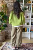 Big Softie Batwing Or Butterfly Knit Olive